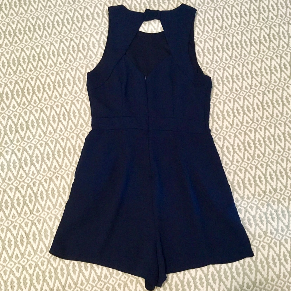 One Love • Navy Blue Mini Romper • Size S • EUC